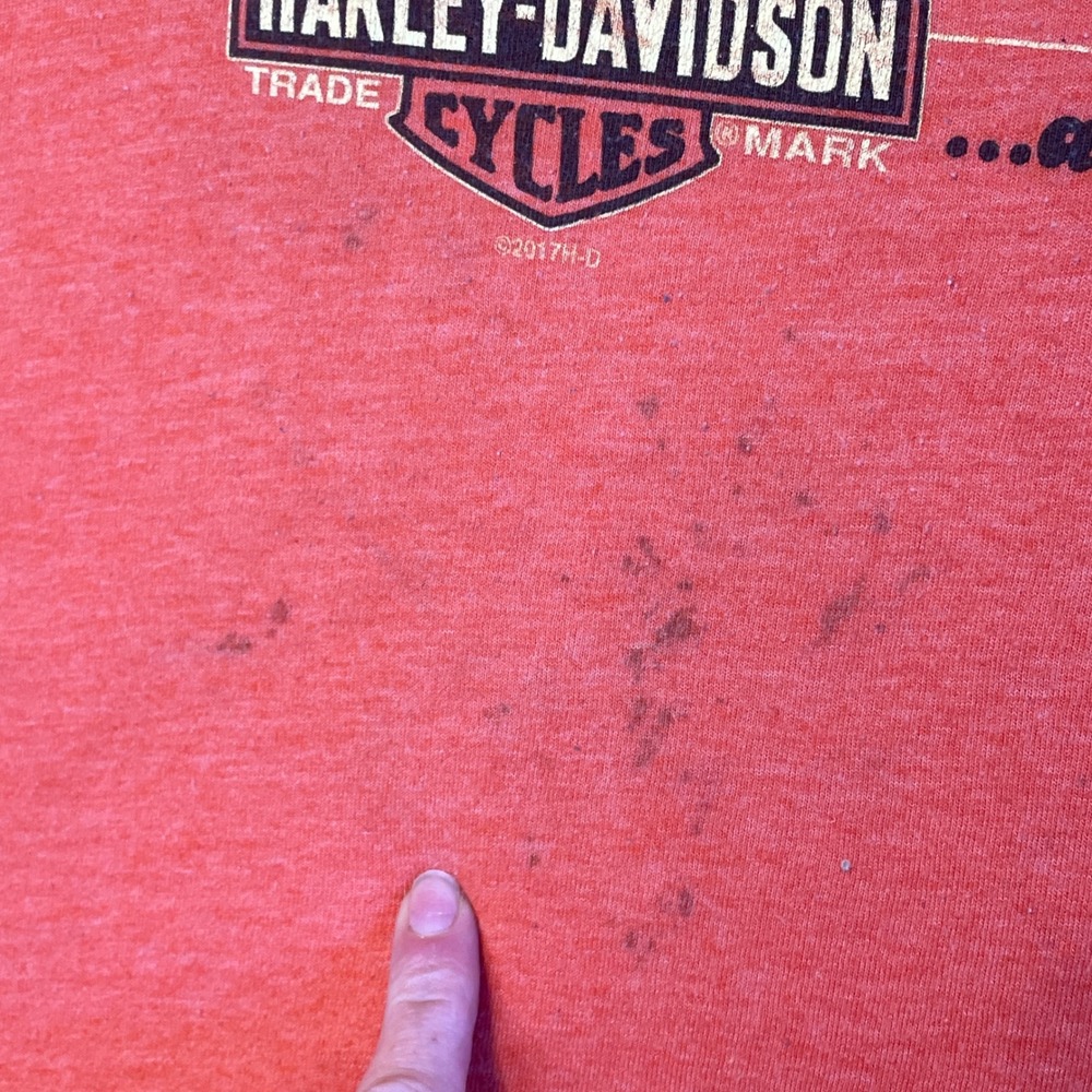 Harley Davidson 2003 Laid Back Graphic Tee Orange XXL - Picture 8 of 11